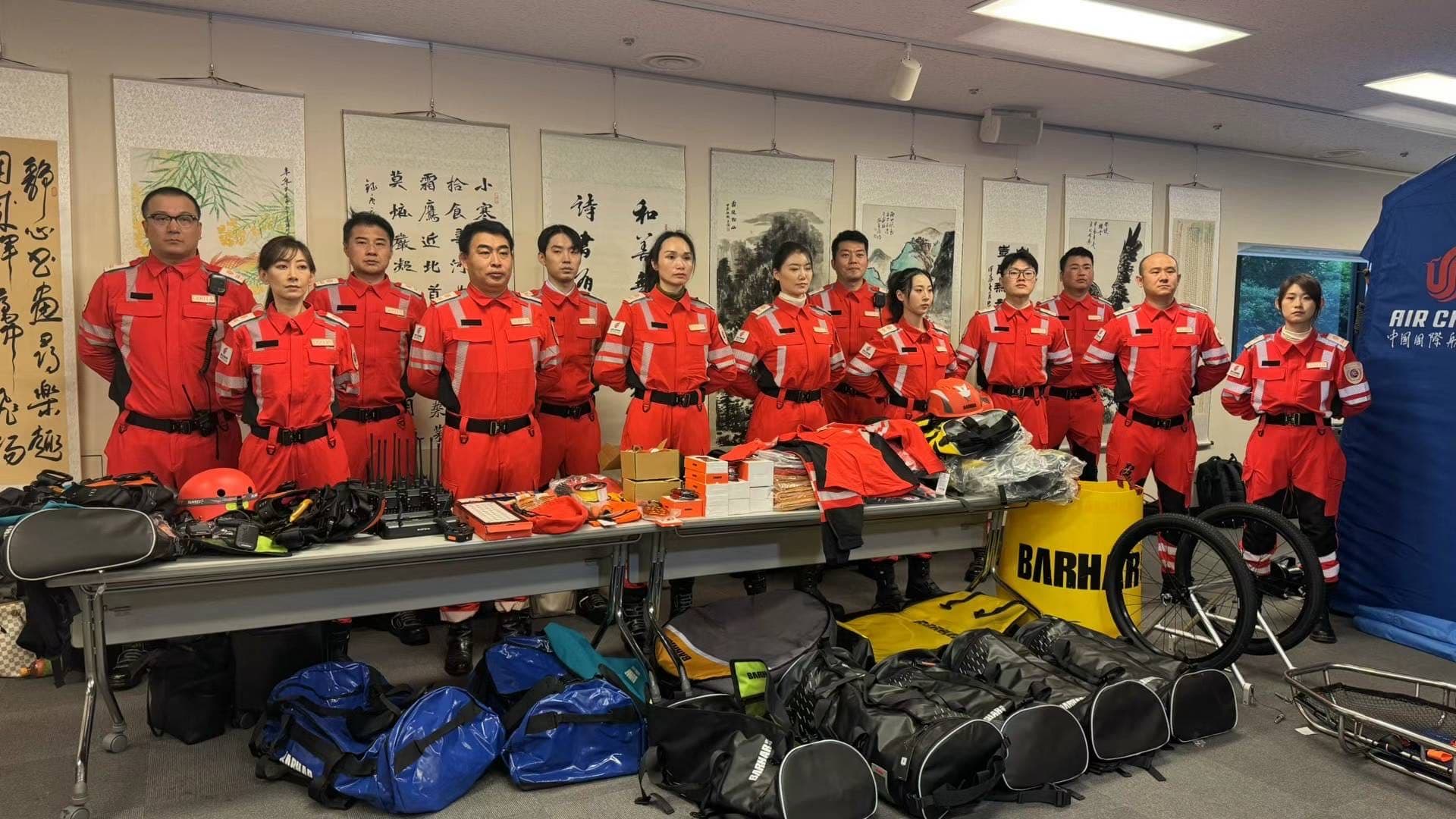 公益救援队伍与装备准备现场 现场图片 1